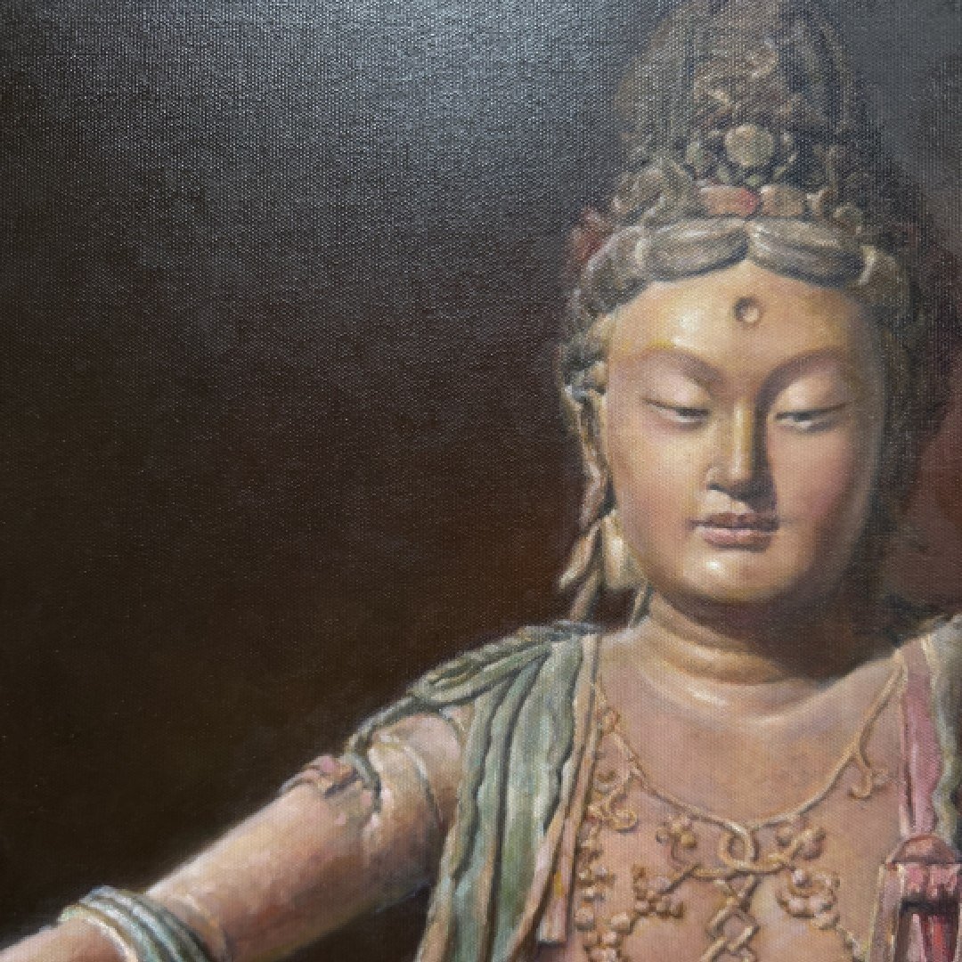 Wooden Boddhisatva - Image 2